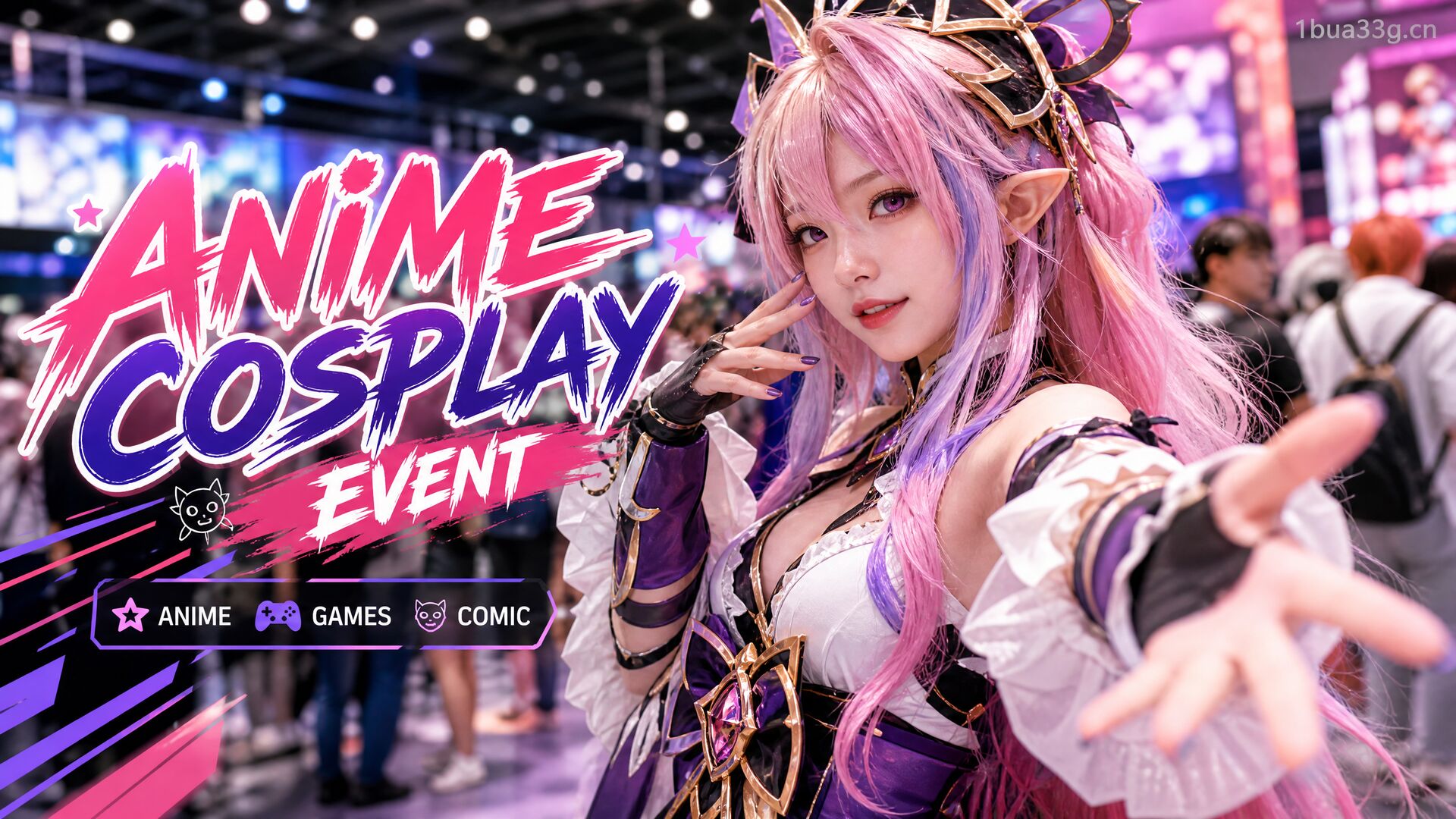 直播录屏二次元Cosplay视频